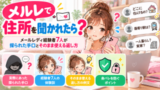 メルレで住所を聞かれたら?メールレディ経験者7人が探られた手口とそのまま使える返し方